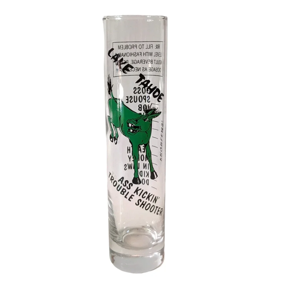 Vintage Lake Tahoe Funny Souvenir‎ Shot Glass 